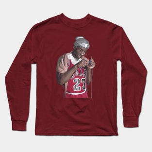 BASKETBALLART - GRANDMA MJ23 Long Sleeve T-Shirt